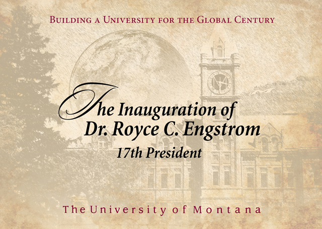 Building a University for the Global Century - The Inauguration of Dr. Royce C. Engstrom